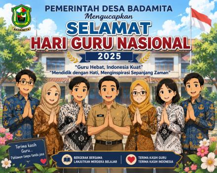 HARI GURU NASIONAL 2025, MERAWAT SEMESTA DENGAN CINTA